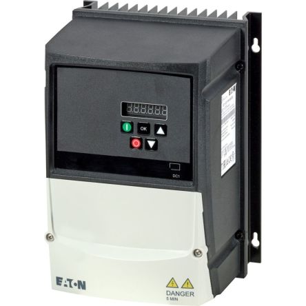 Eaton Variable Speed Drive, 4 kW, 3 Phase, VFD DC1 Series 480V ac 9.5 A