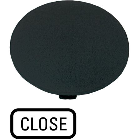 Eaton Button Plate for Use with Push Button, Pre-printed "Plate
