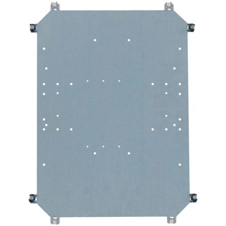 Eaton Galvanised Steel Zinc Plated Mounting Plate, 375mm W, 3 mm L for Use with Mounting System, Basic Enclosure, CI