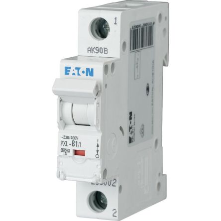 Eaton xPole - PXL PXL Miniature Circuit Breaker, 1-Pole, 1A, Type B, 230V ac AC, 10 kA Breaking Capacity