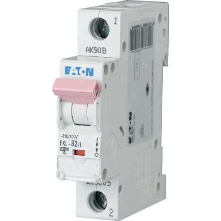 Eaton xPole - PXL PXL Miniature Circuit Breaker, 1-Pole, 2A, Type B, 230V ac AC, 10 kA Breaking Capacity