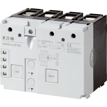 Eaton NZM Earth Fault Releases for use with 4 Pole NZM2-4 Circuit- Breakers, N2-4 Switch-Disconnectors