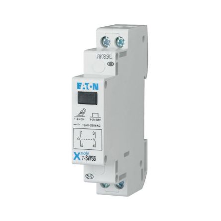 Eaton 2-Pole DIN Rail Isolator Switch -, IP40, 16A, 4 W