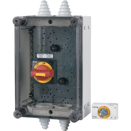 Eaton xEnergy Safety Ci Series Yellow, Red Plastic General Purpose Enclosure, IP65 375 mm, 175 mm, 250 mm