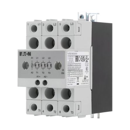 Eaton HLR Series Solid State Relay, 20 A Load, Chassis Mount, 660 V ac Load, 275V ac Control
