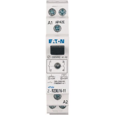 Eaton Z-R24 ICS-R16 Miniature Circuit Breaker, 16A, 240V ac AC