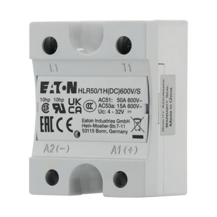 Eaton HLR Series Solid State Relay, 50 A Load, Chassis Mount, 660 V ac Load, 32V dc Control