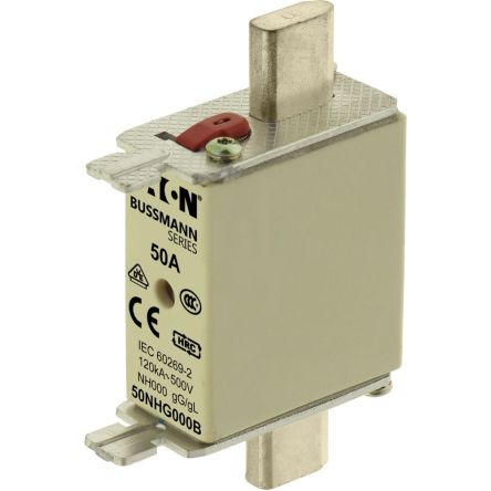 Eaton 50A NH Fuse 51 x 21 x 79 mm 400V ac