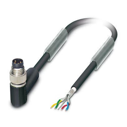 Phoenix Contact Bus Bus Cable, 2 Cores, 0.14mm² 26 AWG, Screened, 2 m, Black Polyurethane Sheath
