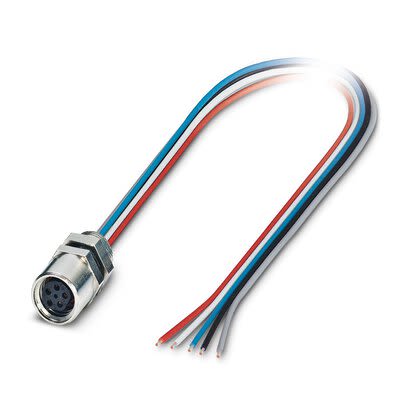 Phoenix Contact Circular Connector, 5 Contacts, Front, M8 Connector, Socket, Female, IP67, SACC Series