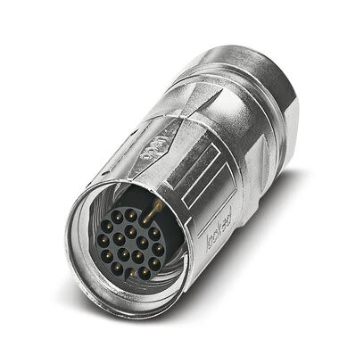 Phoenix Contact Circular Connector, 17 Contacts, Cable, Cable, M17 Connector, Plug, Male, IP67, ST Series