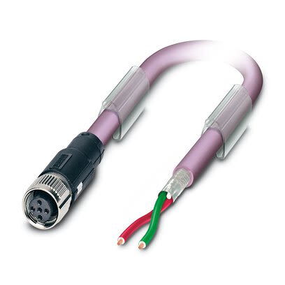Phoenix Contact Bus Bus Cable, 2 Cores, 0.25mm² 24 AWG, Screened, 5 m Polyurethane Sheath