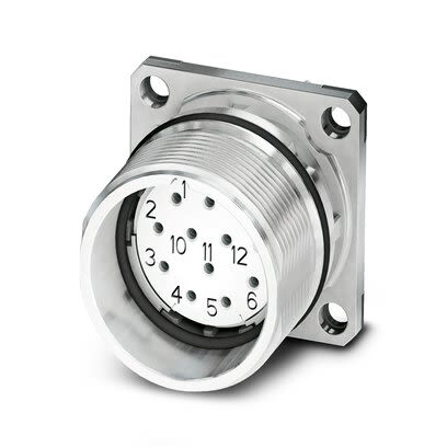 Phoenix Contact Circular Connector, 16 Contacts, Front, M23 Connector, Socket, Female, IP67, CA Series