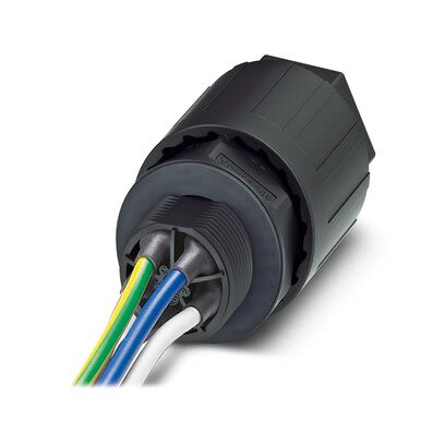 Phoenix Contact Circular Connector, 5 Contacts, Front, M25 Connector, Socket, Female, IP66, IP68, IP69K, QPD Series