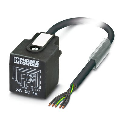 Phoenix Contact Free Cable End, Free Cable End to Female 5 way Straight, Valve Connector, Valve Connector Sensor
