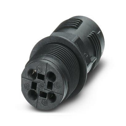 Phoenix Contact Circular Connector, 4 Contacts, Front, Front, M25 Connector, Male, IP68, QPD Series
