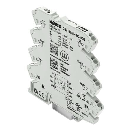 WAGO 857 Electronic Circuit Breaker 1A 24V, DIN Rail