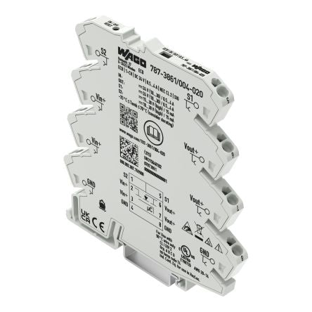 WAGO 857 Electronic Circuit Breaker 4A 24V, DIN Rail