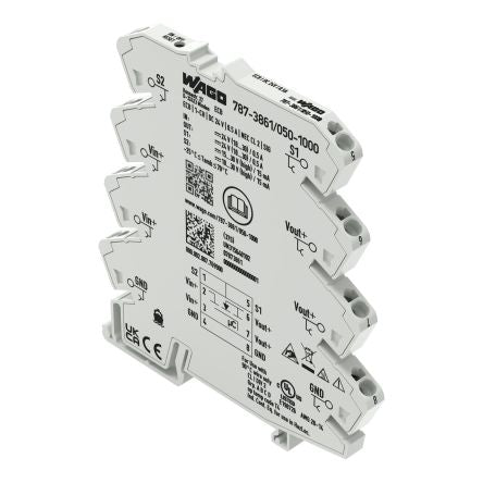 WAGO 857 Electronic Circuit Breaker 0.5A 24V, DIN Rail