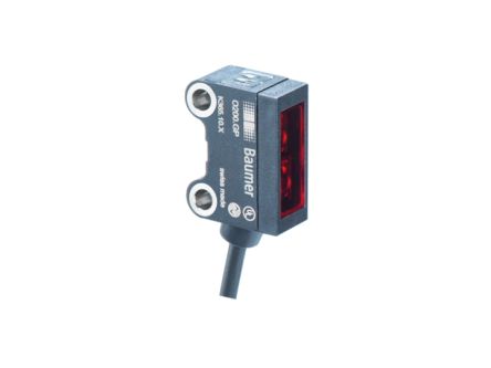 Baumer Retroreflective Photoelectric Sensor, Rectangular Sensor