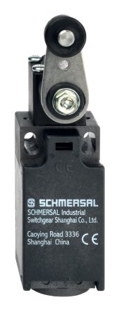 Schmersal ZV12H Series Roller Lever Switch, 1 NO/1 NC, IP67, IP65, Plastic Housing, 230V ac