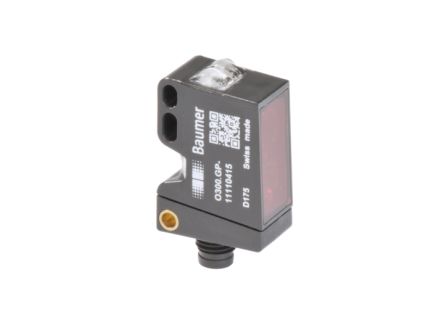 Baumer Background Supression Photoelectric Sensor, Rectangular Sensor