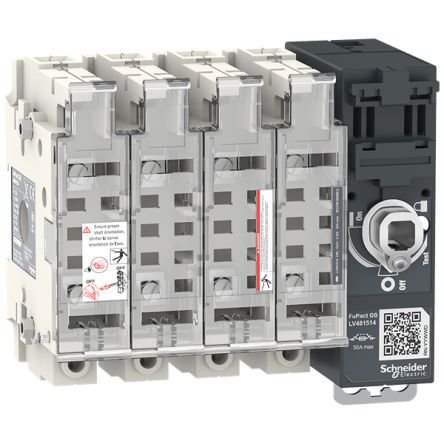 Schneider Electric Fuse Switch Disconnector, 4-Pole, 100 kA, 32A