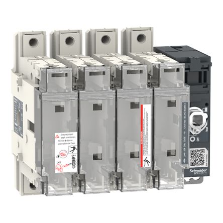 Schneider Electric Fuse Switch Disconnector, 4-Pole, 125 A
