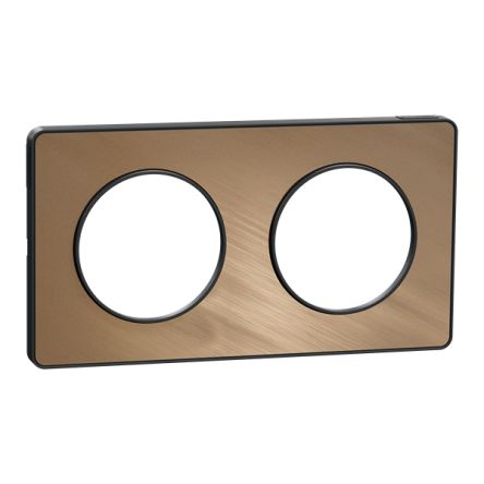 Schneider Electric Anthracite 2 Gang Cover Plate