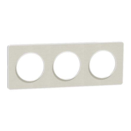 Schneider Electric White 3 Gang Cover Plate