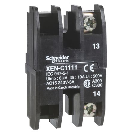 Schneider Electric XENC Series Contact Block, 1 NC