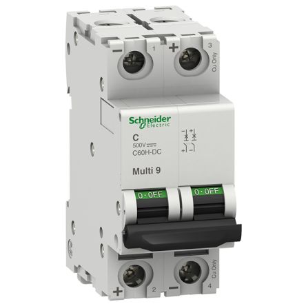 Schneider Electric Multi9 MGN6 Electronic Circuit Breaker 5A 500V, Clip-on Type C