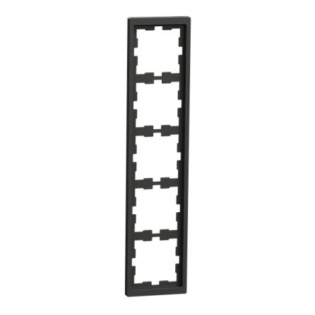 Schneider Electric Anthracite 5 Gang Frame