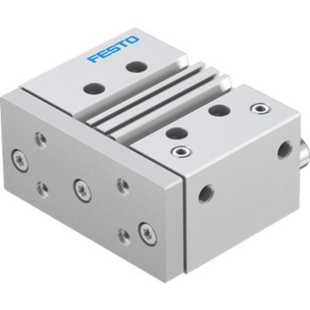 Festo Pneumatic Guided Cylinder - DFM-63-50-P-A-GF-F1A 63 mm Bore, DFM Series, 50 mm Double Acting Acting
