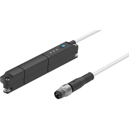 Festo Pneumatic Cylinder Sensor, IP68, IP65 30V dc, SDAT LED Indicator, SDAT-MHS-M80-1L-SV-E-0.3-M8