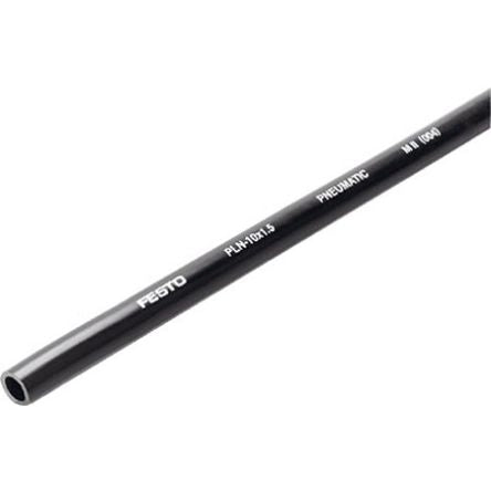 Festo Polyethylene, Hose Pipe, 7 mm ID, 10 mm OD, Black