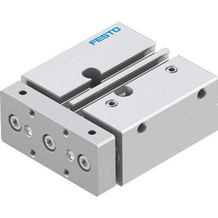 Festo Pneumatic Guided Cylinder - DFM-12-20-P-A-KF-F1A 12 mm Bore, DFM Series, 20 mm Double Acting Acting
