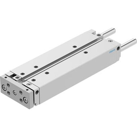 Festo Pneumatic Guided Cylinder - DFM-25-200-B-PPV-A-KF 25 mm Bore, DFM Series, 200 mm Double Acting Acting