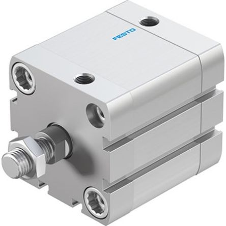 Festo Pneumatic Compact Cylinder - ADN-50-35-A-PPS-A 50 mm Bore, 35 mm ADN Series, Double Acting Acting
