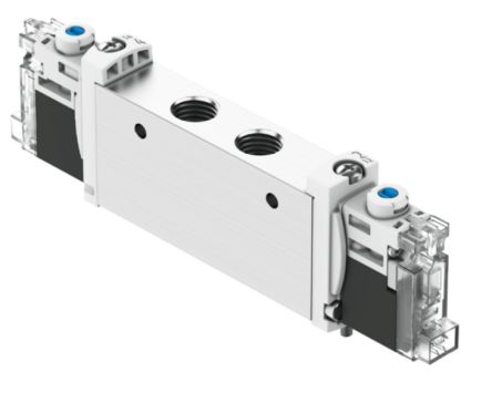 Festo Pneumatic Solenoid Valve - 5/3, Pressure Release Electric G VUVG Series 24V