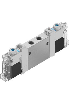 Festo Pneumatic Solenoid Valve - 5/2 Double Solenoid Electric VUVG Series 24V