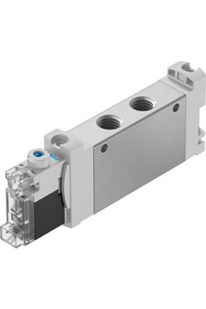 Festo Pneumatic Solenoid Valve - 5/2 Monostable Electric VUVG Series 24V