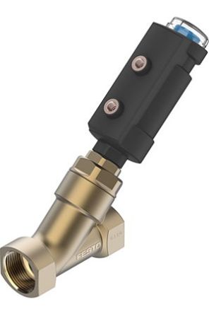 Festo Angle Seat type Pneumatic Actuated Valve, 0.7 Mpa 1-1/4 in