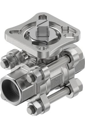 Festo Stainless Steel Flange Welded Ball, NPT 63 bar, Ball Valve