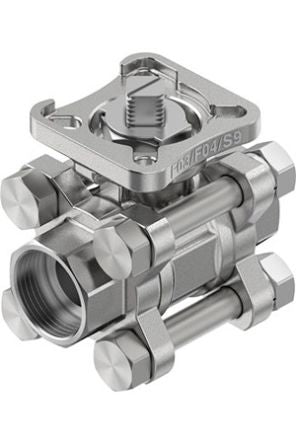 Festo Stainless Steel Flange Welded Ball, NPT 63 bar, Ball Valve