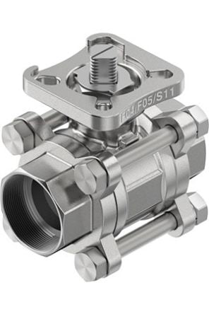 Festo Stainless Steel Flange Welded Ball, NPT 63 bar, Ball Valve
