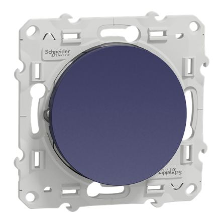 Schneider Electric Blue, 2 Way Rocker, 1 Gang, Odace 2011