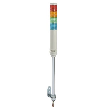 Schneider Electric Harmony XVC4 Series Red Signal Tower Buzzer, 1 Lights 240V Tube