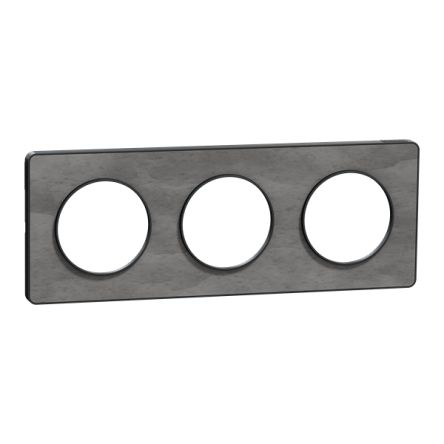 Schneider Electric Anthracite 3 Gang Cover Plate