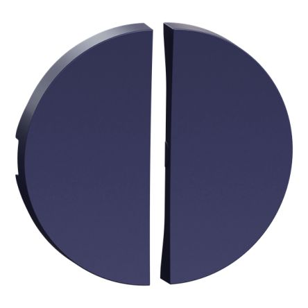 Schneider Electric Screw Blue Faceplate, Flush